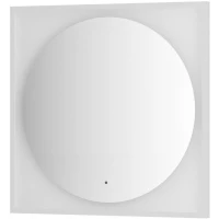 Зеркало 80x80 см белый матовый Defesto Eclipse DF 2228R