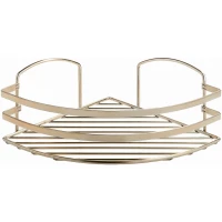 Полка для ванной Tekno-tel LM007G 24x24 см, угловая,золотой