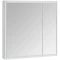 Зеркальный шкаф 80x81 см белый глянец L Акватон Нортон 1A249202NT010 - 1
