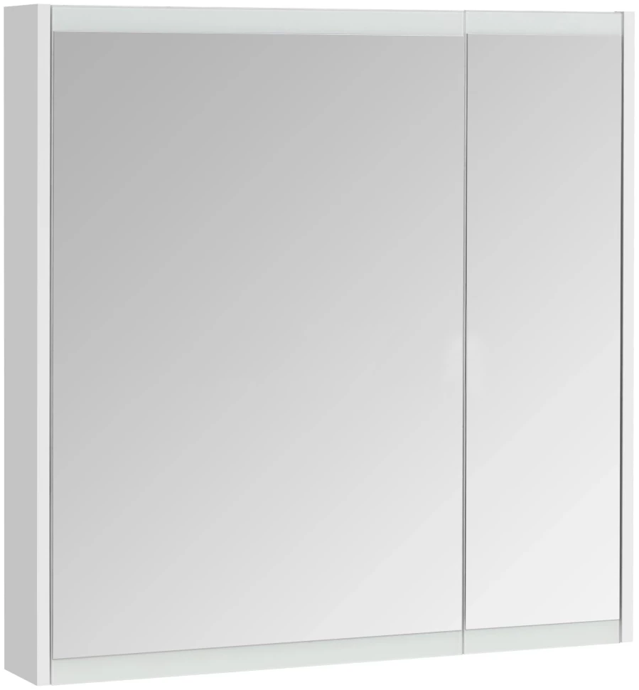 Зеркальный шкаф 80x81 см белый глянец L Акватон Нортон 1A249202NT010 цирк повелителя зверей нортон а