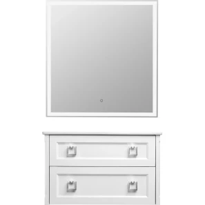 Изображение товара комплект мебели белый матовый 100,5 см asb-woodline рома