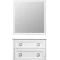 Комплект мебели белый матовый 100,5 см ASB-Woodline Рома - 4