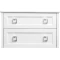 Комплект мебели белый матовый 100,5 см ASB-Woodline Рома - 8