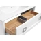 Комплект мебели белый матовый 100,5 см ASB-Woodline Рома - 11