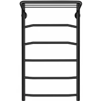 Полотенцесушитель водяной Secado Агата 1СП 4673739223116 800x632, черный матовый