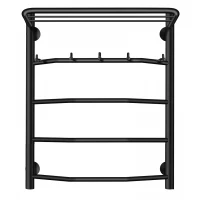 Полотенцесушитель водяной Secado Агата 1КСП 4673739223192 600x532, черный матовый