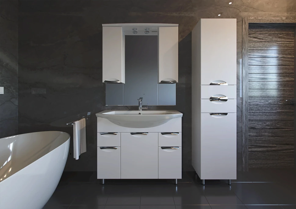 

Комплект мебели белый 99,5 см ASB-Mebel Мессина