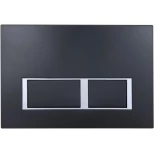 Изображение товара смывная клавиша esbano prk-12mb черный матовый/глянцевый хром/черный матовый esinprk12mb