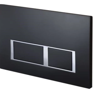 Изображение товара смывная клавиша esbano prk-12mb черный матовый/глянцевый хром/черный матовый esinprk12mb