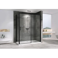 Душевой уголок 150x100 см Abber Komfort AG93150B-S102B прозрачное