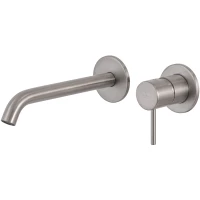 Смеситель для раковины Remer X Style X15PLXV встраиваемый, без донного клапана, нержавеющая сталь