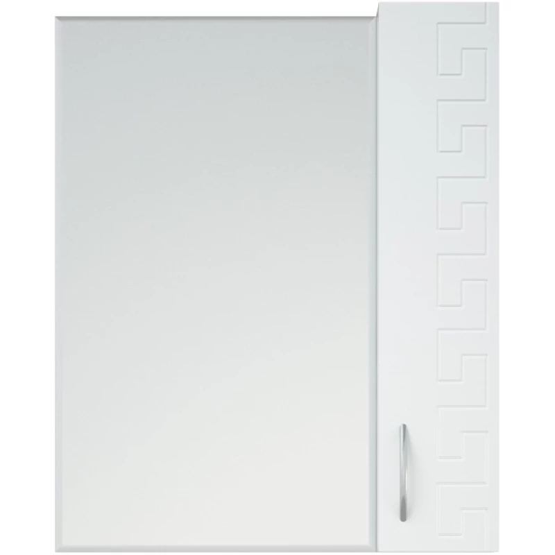 Зеркальный шкаф 60x70 см белый глянец/белый матовый R Corozo Олимп SD-00000653