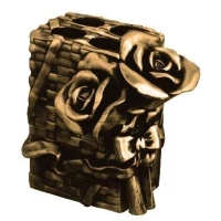 Держатель зубных щеток настольный бронза Art&Max Rose AM-0091B-B