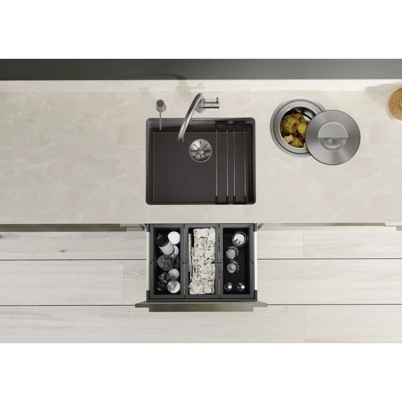 Кухонная мойка Blanco Etagon 500-U InFino глянцевый магнолия 525150