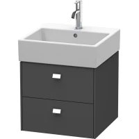 Тумба графит матовый 48,4 см Duravit Brioso BR415201049