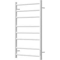 Полотенцесушитель электрический Point Аврора П8 PN10858W 800x532, диммер правый, белый матовый