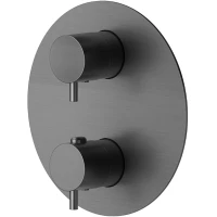 Термостат для ванны Newform X-Steel 316 69663EX.59.064 встраиваемый, оружейная сталь матовый