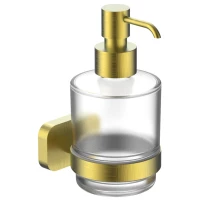 Дозатор для жидкого мыла Wonzon & Woghand Graffity WW-9333-BG настенный, золотой матовый