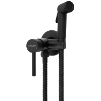 Гигиенический душ Clever Toubkal 61118 со смесителем, черный матовый