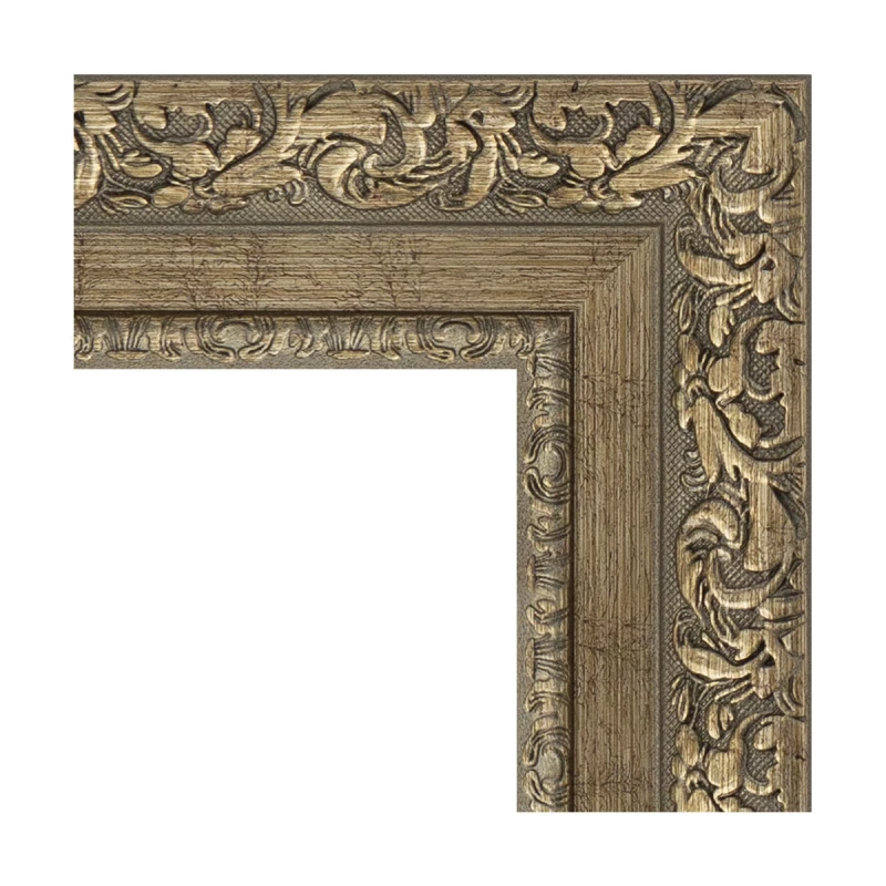 Зеркало напольное 110x200 см виньетка античная латунь Evoform Exclusive Floor BY 6155 