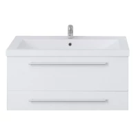 Тумба белый глянец 89,6 см 1Marka Соната У51044