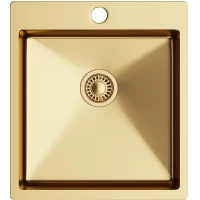 Кухонная мойка PEZARO PZS.450.505.GOLD 45x50,5 см, золотой