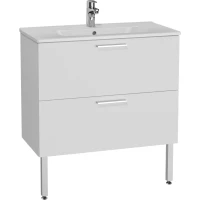 Тумба с раковиной белый глянец 79,5 см VitrA Mia 66109