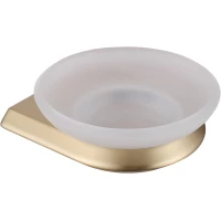 Мыльница Abber Nord AA1558G настенная, золотой матовый