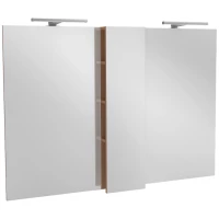 Зеркало с полками 138x98 см Jacob Delafon Soprano EB1338-NF