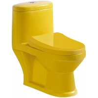 Унитаз-компакт GID Tr2192-Y детский, с сиденьем микролифт, желтый