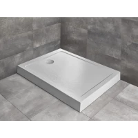 Акриловый поддон 120x70 см Radaway Doros F Compact Stone White SDRFP1270-05-04S