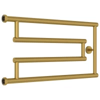 Полотенцесушитель водяной 320x650 золотой матовый Сунержа High-Tech+ model 