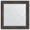 Зеркало 85x85 см черный ардеко Evoform Exclusive-G BY 4311 - 1
