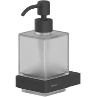 Дозатор для жидкого мыла Whitecross Cubo CU2440BL 150 мл, настенный, черный матовый