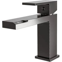 Смеситель для раковины Knotlor Stable KN-20/GM вороненая сталь