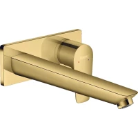 Смеситель для раковины Hansgrohe Talis E 71734990 встраиваемый, без донного клапана, золотой