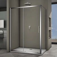 Душевой уголок 150x69 см Veconi Rovigo RV063-15070PR-01-19C3 прозрачное