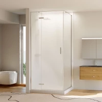 Душевой уголок Veconi Rovigo RV073R/L-90100-06-C4 90x100 см L, профиль хром, стекло дождь