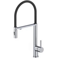 Смеситель для кухни Wonzon & Woghand WW-458028-CR с подключением к фильтру, гибким изливом, хром