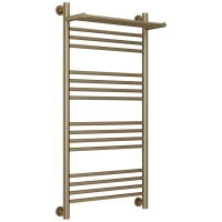 Полотенцесушитель водяной 1000x500 золотой шелк Сунержа Богема с полкой+ 32-0223-1050