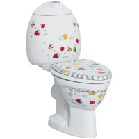 Чаша напольного унитаза Creavit Cocuk Decor CK310001F0