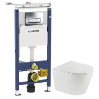 Комплект подвесной унитаз Teka Nexos 117320001 + система инсталляции 458.125.21.1