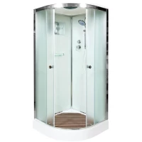 Душевая кабина 100x100x220 см Deto D01S матовое