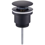 Изображение товара донный клапан для раковины raglo r600.01.06 универсальный, черный матовый