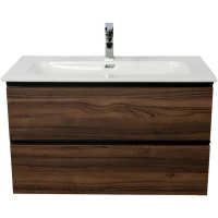 Тумба под раковину Visobath Granada 76579/Valenti 79,5 см, подвесная, орех