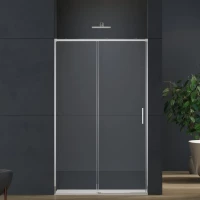 Душевая дверь Vincea Soft 2 VDS-3SO2130CL 130 см, профиль хром, стекло прозрачное