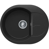 Кухонная мойка Polygran Atol-620 черный 678958