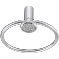 Полотенцедержатель кольцо Abber Glanz AA1H51 хром