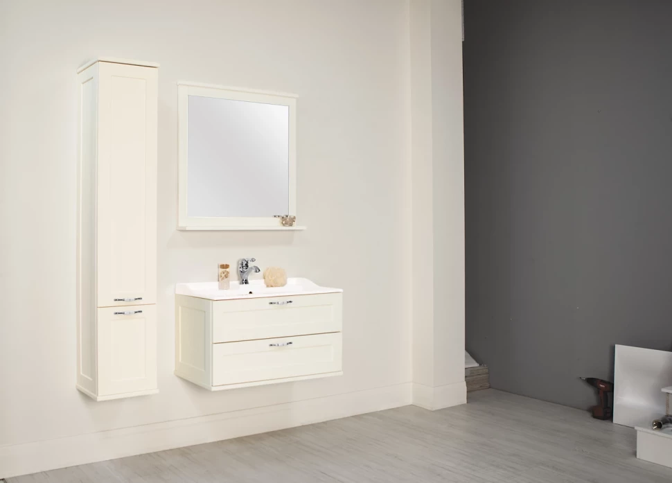 

Комплект мебели дуб бежевый 80 см Акватон Леон 1A186301LBPR0 + 1A708031FB010 + 1A186402LBPR0