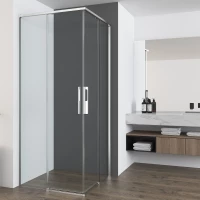 Душевой уголок Vincea Ultima VSS-7UL8090CL 90x80 см, профиль хром, стекло прозрачное